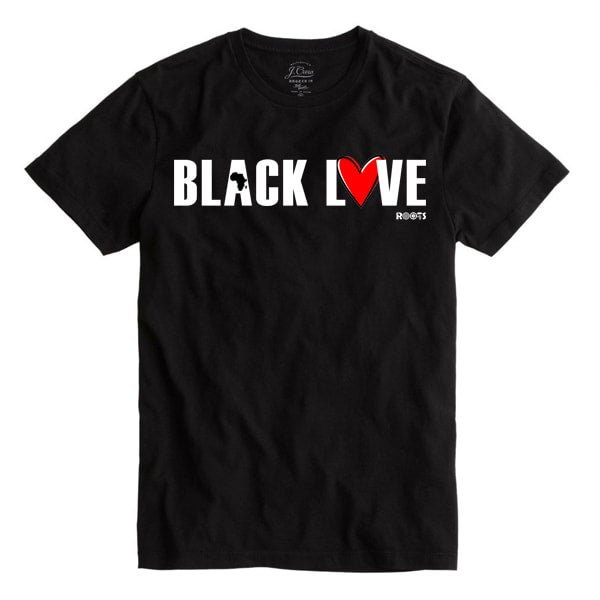 Roots Black Love Tee